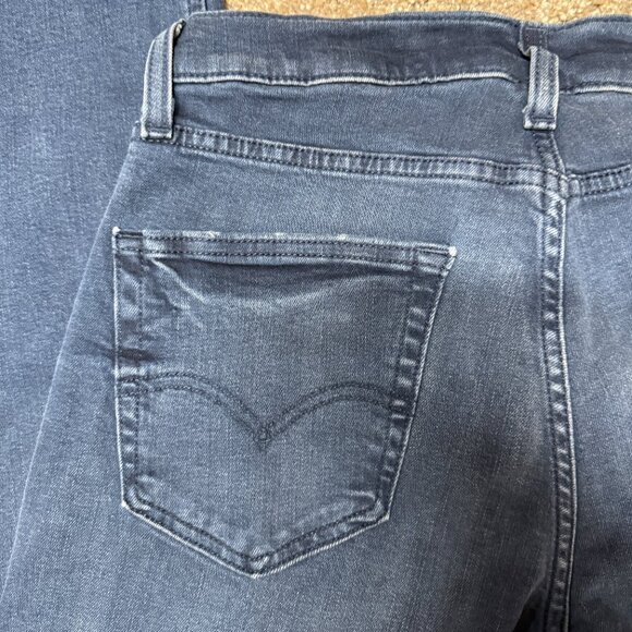Levi's 514 Flex Straight Leg Jeans Mens 32x32 Blue Denim Cotton Stretch Low Rise - Picture 15 of 16